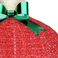 thumbnail image 4 of Holiday Time Lot de 3 Boules de Noël Lumineuses avec Noeud, Rouge/ Or/ Vert, 4 of 4