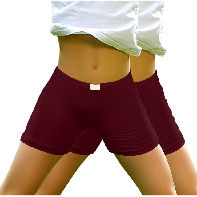 Birdeem Girls Fashion Casual Spring and Summer Solid Elastic Waist Kids Short Pants