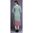 thumbnail image 4 of Bimba Robe Kurti Longue Imprimée Tunique Droite Robes pour Femmes Haut Indien, 4 of 5