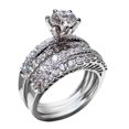 thumbnail image 2 of Openpig Bague Diamant en Acier Inoxydable Incrustée de Diamant pour Drainage du Métabolisme, 2 of 7