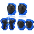 thumbnail image 1 of Abody Ensemble de Genouillères pour Enfants 6 en 1 Kit d'Équipement de Protection Genouillères Coudières avec Protège-Poignets Protections de Sécurité pour Enfants pour Patinage à Roulettes Cyclisme Patinage, 1 of 7