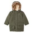 thumbnail image 1 of George Toddler Boys' Hooded Long Parka, 1 of 2