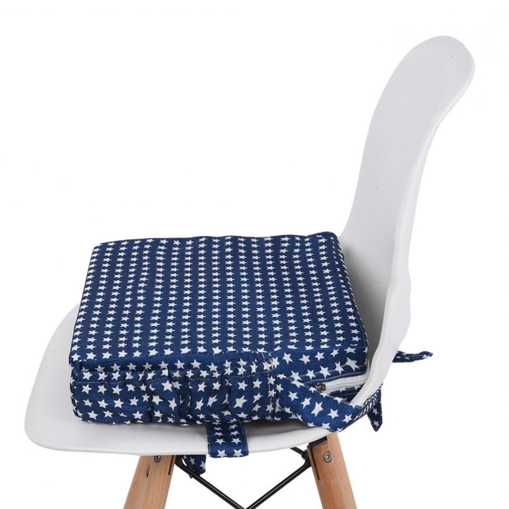 Toddler Booster Seat Dining Portable Travel Increasing Cushion  ​2 Straps Safety Buckle Kids Booster Seat for Dining Table