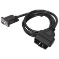 thumbnail image 1 of Adaptateur d'Interface de Diagnostic Câble d'Extension Connecteur de Diagnostic Compatible avec Outils de Diagnostic avec un Broche 16 OBD2 à RS232 DB9, 1 of 8