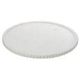 thumbnail image 1 of Plateau Rond En Marbre Blanc, 1 of 3
