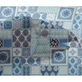 thumbnail image 4 of oneOone Viscose Chiffon Navy Blue Fabric Patchwork Sewing Material Print Fabric By The Yard 42 Inch Wide-TC, 4 of 5