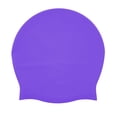 thumbnail image 2 of Meitianfacai Oversized Silicone Swimming Cap For Adults Large Head Coverage Waterproof Hair Protection Elastic Swim Cap For Long Thick Hair Pool Beach Use (Purple), 2 of 6