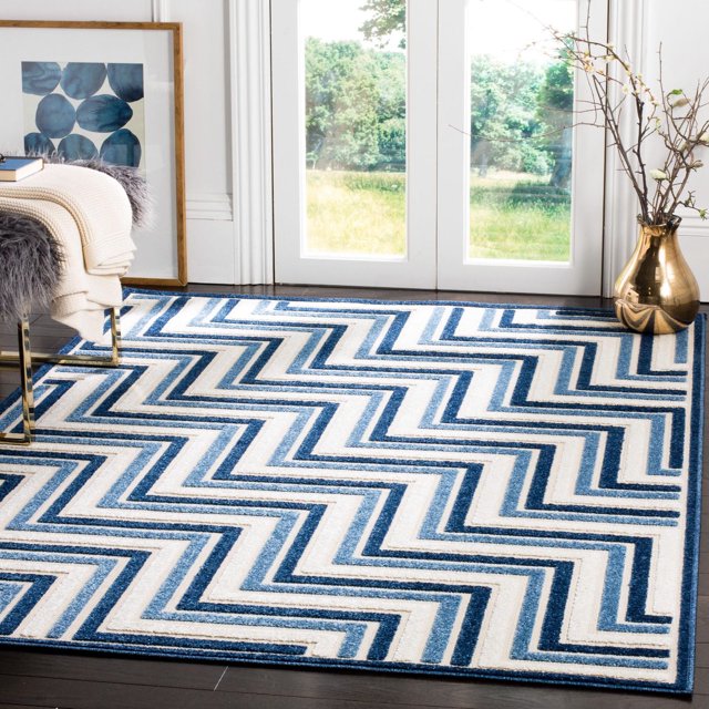 Safavieh Cottage Maria Geometric Lines Outdoor Area Rug