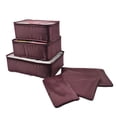thumbnail image 1 of Meitianfacai Packing Cubes 6 Pcs, Travel Suitcase Organizers, Large Capacity Lightweight Travel Storage Bags Waterproof Multi-Functional Luggage Compression Organizer Bags, 1 of 8