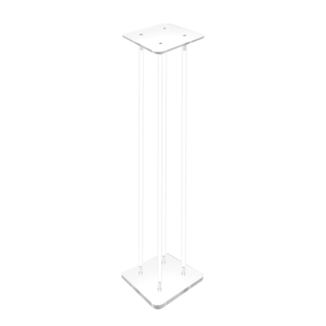 9 X 9 X 36" 1/2" Rods Clear Riser Acrylic Transparent Plexiglass Pedestal Table Display Podium Glorifier Riser Stand Centerpiece Flower Sculputure Merchandise Lamp Book Stand 2X10136-9X9"+4X10133-36"