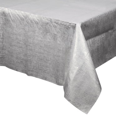 Nappe Métallique Argent 54&nbsp;» x 84&nbsp;»