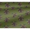 thumbnail image 5 of oneOone Viscose Jersey Fabric Bird & Tree Block Print Fabric By The Yard 60 Inch Wide, 5 of 5
