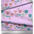 thumbnail image 3 of Soimoi Rayon Fabric Floral,Tree & Owl Kids Fabric Prints by Yard 42 Inch Wide, 3 of 3