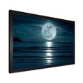 thumbnail image 3 of Designart Super lune sur la mer I Art mural encadré, 3 of 4