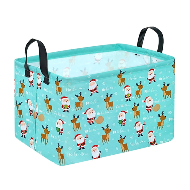 Christmas Snack Basket Storage Bag Desktop Storage Box Clothes Storage Basket