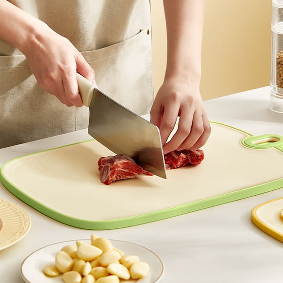 Boovnll Cutting Board, Dishwasher-Safe Non Slip Easy Grip Grooved Plastic Cutting Board Kitchenware Easy to Clean Suitable for Meat Vegetables Fruit Cutting Boards for Kitchen