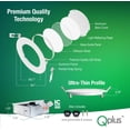 thumbnail image 2 of QPLUS 4Inch LED Recessed Slim Pot Light with Junction Box, 10W (=75W), 750 Lumens, Dimmable, IC Rated, ETL, Energy Star (5000K, 24 Pack), 2 of 5