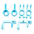 thumbnail image 4 of RC Steering Knuckle Hub Carrier, Lower Gravity Center Replacement Parts Wear  Narrow  RC Steering Cup Kit Blue  For Maintain, 4 of 8