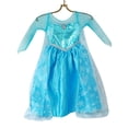 thumbnail image 4 of Cadeau d'Halloween Robe de Costume de Fête Princesse Inspirée pour Filles Reine des Neiges (3-4 Ans), 4 of 5