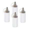 thumbnail image 4 of S SERENABLE 4Pcs Small Bottles Portable Food Storage Container Seasoning Bottles Bottle Gray, 4 of 9