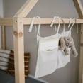 thumbnail image 3 of Home Textile Storage Baby Bedside Organizer for Crib Playpen Accessories Hanging Canvas Pocket Book Storage Caddy Attachment, 3 of 7