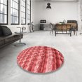 thumbnail image 4 of Ahgly Company Tapis d'Intérieur Rectangulaires Transitionnels Rouges Lavables à la Machine, 6 Pieds x 9 Pieds, 4 of 7