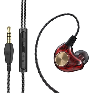 Amdohai K1 Écouteurs Filaires 3,5 mm Hybrides Hi-Fi Écouteur Stéréo Musique Basses Profondes Réduction du Bruit