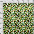 thumbnail image 3 of oneOone Cotton Poplin Green Fabric Geometrical Craft Projects Decor Fabric Printed By The Yard 42 Inch Wide, 3 of 4