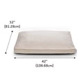thumbnail image 3 of Vibrant Life Deluxe Gusset Pet Bed, Tan Diamond, 3 of 6