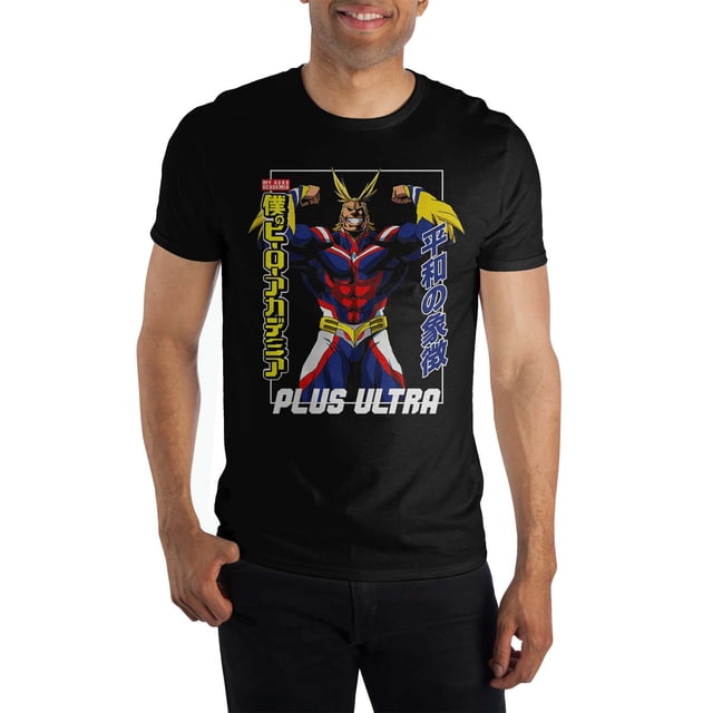 My Hero Academia - All Might Symbole de Paix T-Shirt pour Homme (TG)