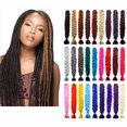 thumbnail image 3 of ziyahi 41inch Women Long Braiding Hair Synthetic High Temperature Fiber Pure Color Braid Hair Extensions, 3 of 6
