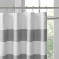 thumbnail image 4 of Madison Park Rideau de Douche Spa Gaufré avec Traitement 3M - Déperlant et Résistant aux Taches - Gris - 72(L) X 72(L) - Lavable en Machine, 4 of 8