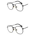 thumbnail image 3 of Redempat Fashionable Polarized Lens Small Frame Sun Glasses For Trendy Style black anti-blue 2Set, 3 of 6