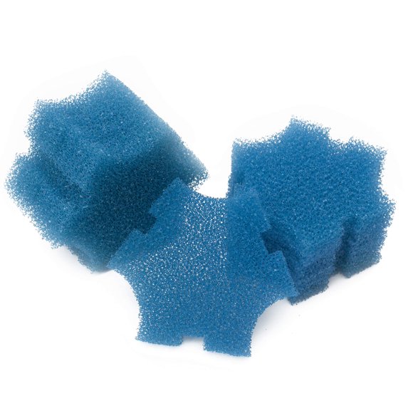 LTWHOME Replacement Blue Coarse Foam Filter Fit for Oase SwimSkim 25 Floating Pond Skimmer (Pack of 12pcs)