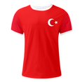 thumbnail image 3 of GDREDA T-Shirt pour Homme Imprimé Thème Dinde T-Shirt Décontracté Col Rond T-Shirt Manches Courtes T-Shirt à Rayures Chemise à Manches Longues pour Homme, 3 of 4