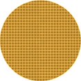 thumbnail image 1 of Ahgly Tapis Rond Lavable en Machine Intérieur Transitionnel Orange, 3 Pieds Rond, 1 of 7