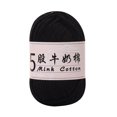 thumbnail image 1 of Birdeem 5 Strands Milk Cotton Doll Crochet Diy Knitting Thread Baby Sweater Wool Ball, 1 of 6