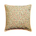 thumbnail image 1 of The HomeCentric Decorative Orange Pack of 2, 12x12 inch (30x30 cm) Throw Pillow Covers, Jacquard Chevron Embroidery Throw Pillows For Sofa, Geometric Pattern Modern Style Easter - Felicity, 1 of 3