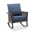thumbnail image 4 of HOMETRENDS Belmont Patio Rocking Chair - Navy, 4 of 7