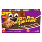 Bear Paws Chocolate Chip Cookies