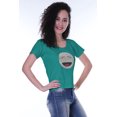 thumbnail image 2 of Moomaya T-shirt à Manches Courtes pour Femmes avec Col Rond, Écusson à Paillettes, Coupe Décontractée - 9M, 2 of 7