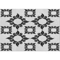 thumbnail image 1 of Ahgly Tapis Rectangulaire Lavable en Machine Intérieur Transitionnel Gris Platine, 3 Pieds x 5 Pieds, 1 of 7