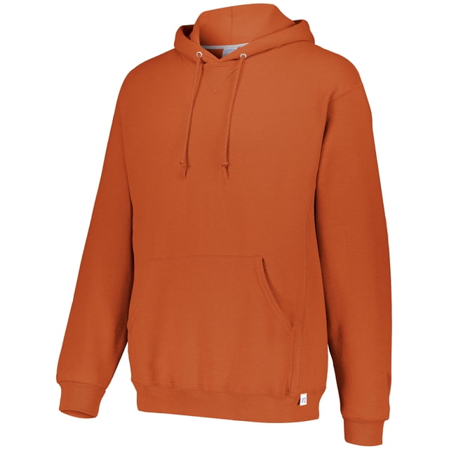Russell Athletic Dri Power Hooded Sweatshirt, M, Burnt Orange