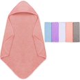 thumbnail image 1 of EcoNesxp Ideal baby items for boys and girls with five towels, baby hooded bath towels, pink, newborn essentials for babies, 1 of 5