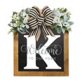 thumbnail image 1 of Last Name Front Door Wreath Front Door Porch Decoration for for Home Blessings Spring Parties, 1 of 2