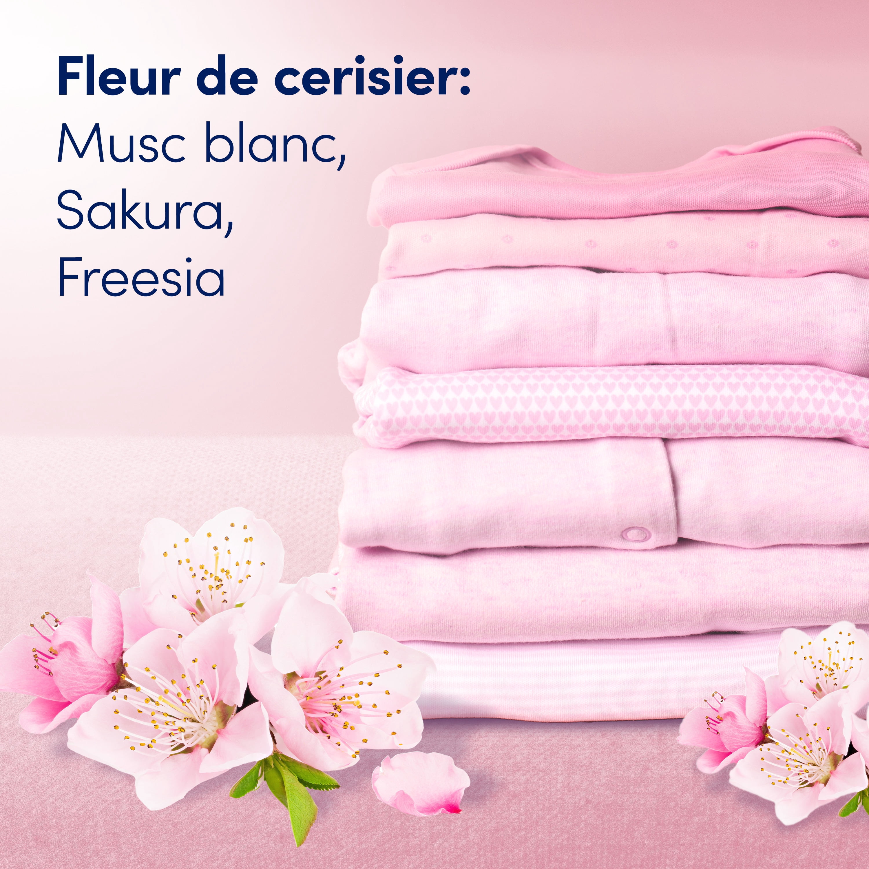 Downy Gentle Soft + Fresh Fabric Softener Liquid, Cherry Blossom Scent, 1.66 L, 83 loads, Liquid Fabric Softener Designed to be Gentle on Skin