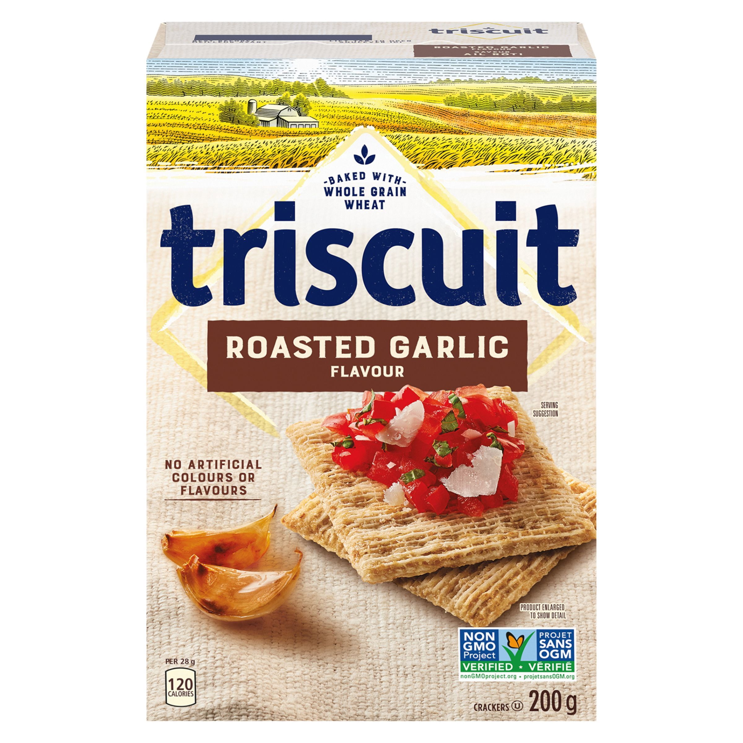 Triscuit Roasted Garlic Crackers