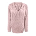 thumbnail image 4 of EGNMCR Cardigans pour Femmes, Pulls pour Femmes Mode Ample Grande Taille Couleur Capuche Manches Longues Hauts Chandail Femmes, 4 of 7