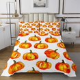 thumbnail image 1 of Farm Pumpkin Bedspread Set Thanksgiving Quilt Set King,Farmhouse Harvest Decor Coverlet Set Fall Decorations Quilted,Autumn Fall Home Decor, 1 of 5