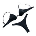 thumbnail image 2 of Neinkie Women's Sexy Bathing Suits Spaghetti Strap Bikini Set Underwire Swimsuit, 2 of 7